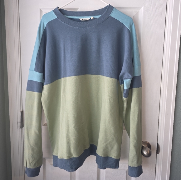 cotopaxi Other - Cotopaxi Men's Bandera Organic Tri Color Long Sleeve Crew Neck Sweatshirt L